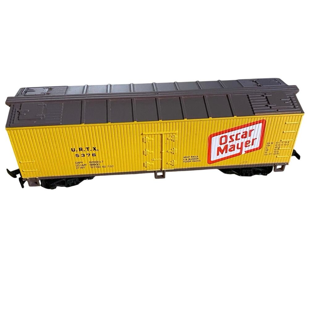 Vintage AHM Life Like HO Railroad Oscar Mayer Box Car in Original Box